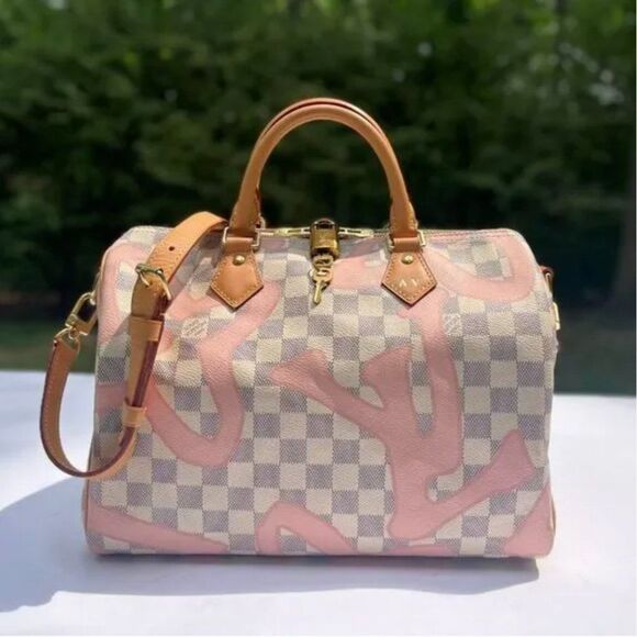 Louis Vuitton Limited Edition Damier Azur Tahitiennes Speedy Bandouliere 30 - Picture 1 of 14